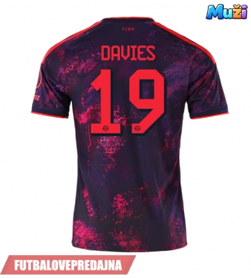 Lacne Muži Futbalové dres Bayern Munich Alphonso Davies #19 2026-27 Krátky Rukáv - Tretina